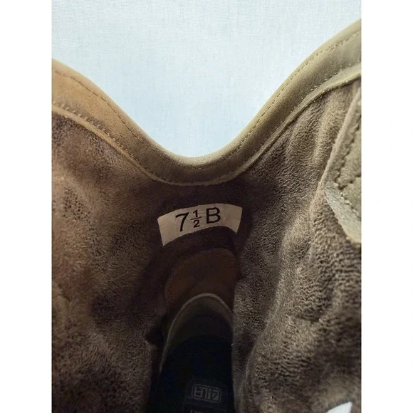 Ariat Boot Women Sz 7.5B Brown Taupe Reina Leather Cowgirl Western Slouch Bootie - Picture 4 of 10